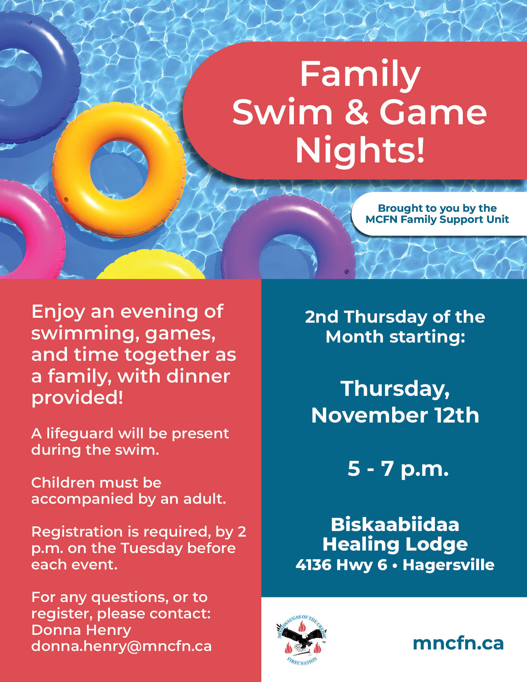 Family Swim & Game Night