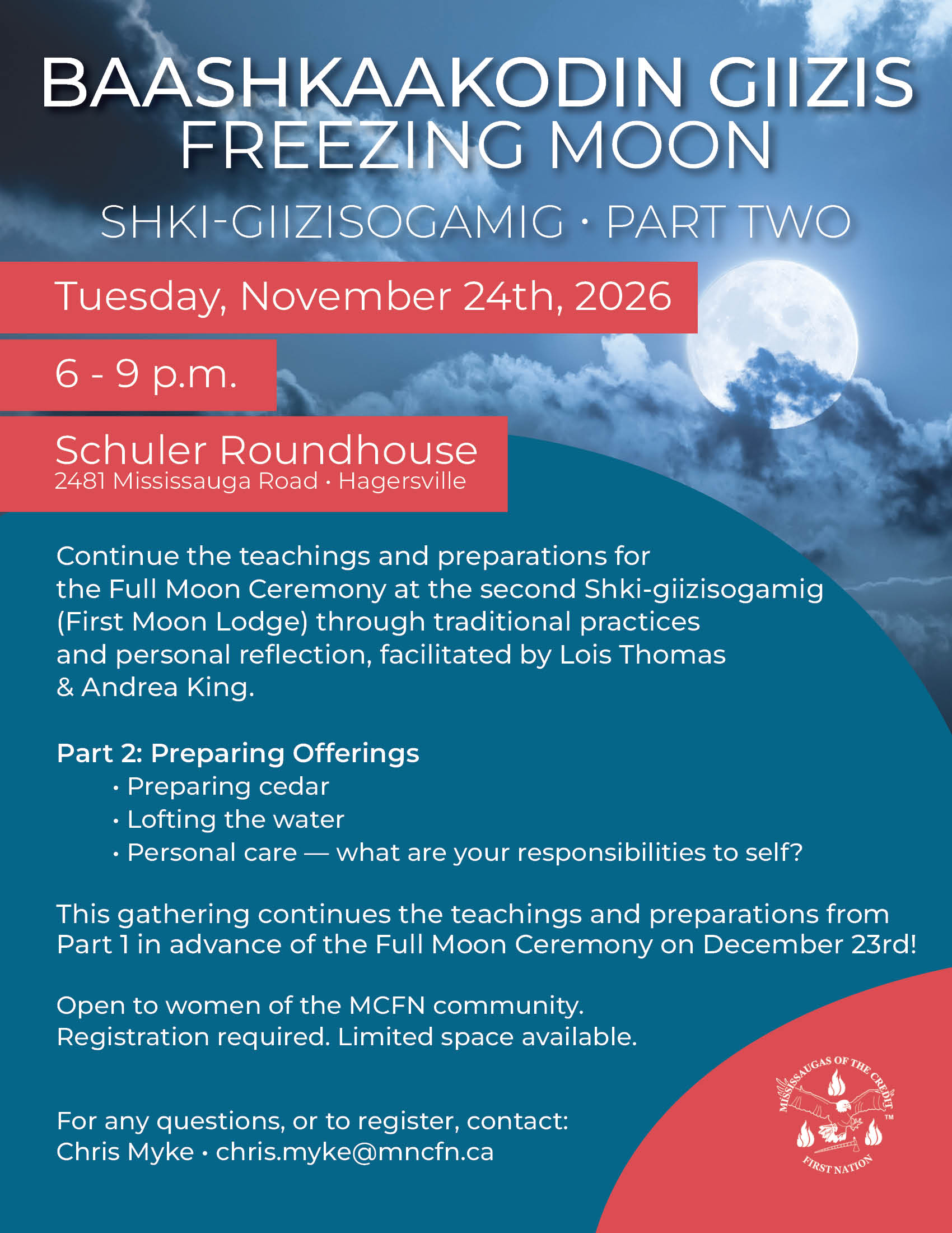 Shki-giizisogamig – First Moon Lodge • Part Two